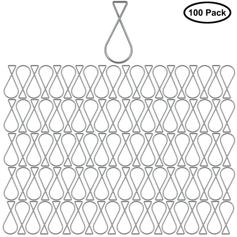 ATLIN Ceiling Hooks (100 Pack) - Drop Ceiling Clips Great for Wedding Decorations and Classroom Decorations - T-Bar Clip fits Suspended Ceilings, Tile Ceiling, and Grid Ceiling - Image 4